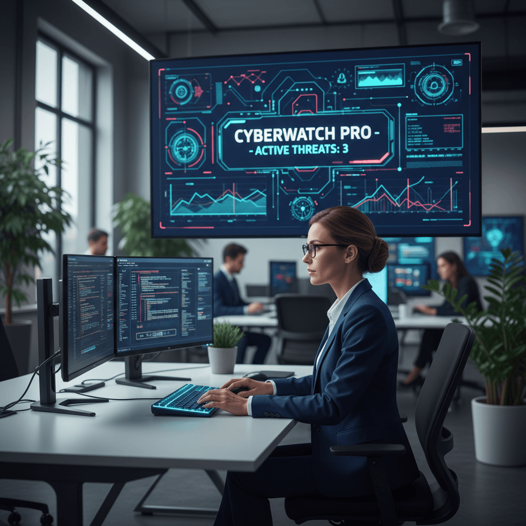 IT consultant at work